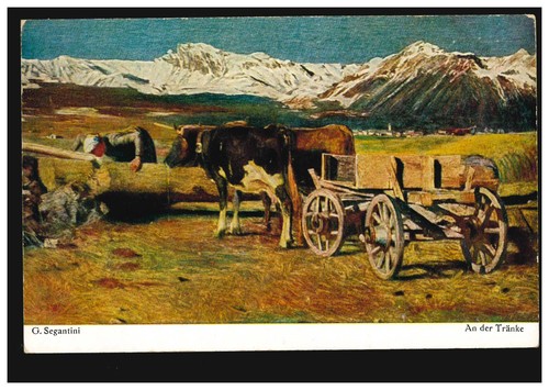 Künstler segantini an - g.,