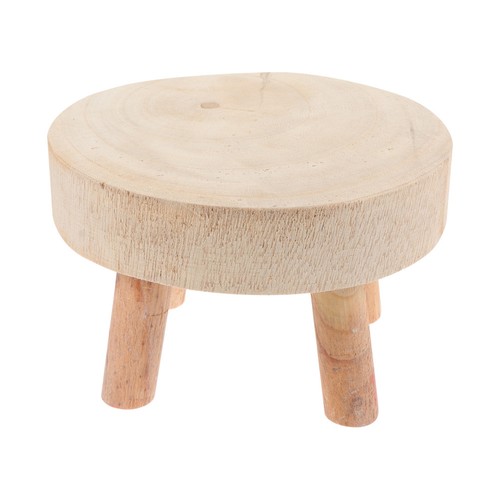 Holzschemel für garten und - garten-,
