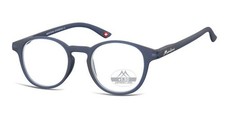 Montana Eyewear MR52A350 35 dpt matt blau Herren Damen Brille Kunststoff Rund Bl