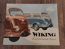Original Prospekt Tempo Wiking Transporter Tieflader Hochlader usw. Oldtimer