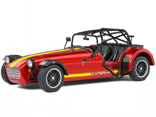 Caterham seven rot - caterham, rot-gelb