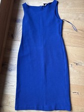 Armani Kleid Ärmellos gr M Royalblau Stretch