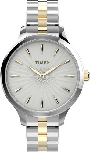 Timex damenuhr mit - mit, bicolor