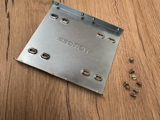 SSDNOW EINBAURAHMEN 2,5" TO 3,5" HDD SSD FESTPLATTEN HALTERUNG inkl. Schrauben
