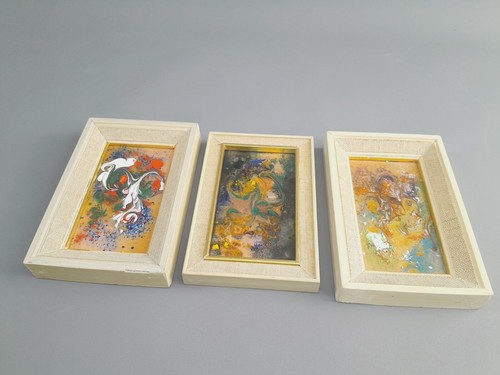 3er set kunst kupferplatte - 3er-set,