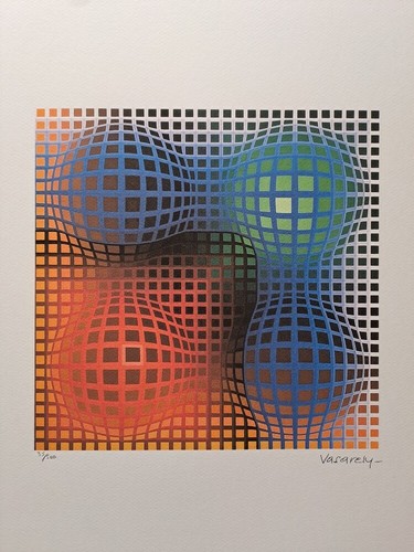 Victor vasarely signiert - signiert,