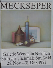 Friedrich Meckseper / Offset/ Galerie Wendelin Niedlich/ von 1971/ handsigniert