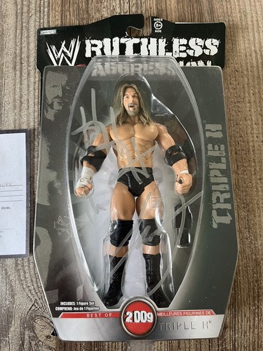 Wwe triple figur signiert - wwe, h
