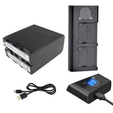 Dual lcd ladegerät akku - ladegerät,