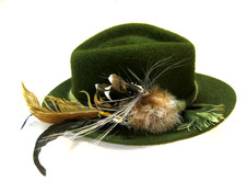 Trachtenhut Vintage grün CAPO