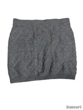 Grauer Woll-Minirock von FB