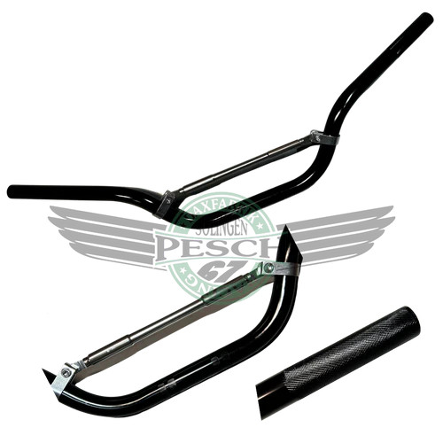 Alu lenker strebe 22mm - strebe, schwarz
