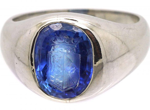 Echt herren ovalschliff - herren, blauer