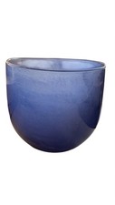 Windlicht glas blau groß - glas,