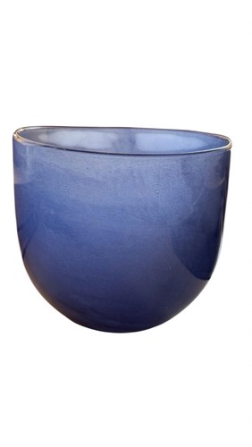 Windlicht glas blau groß - windlicht,