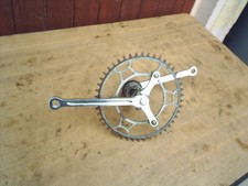 KURBELGARNITUR DDR-SPORTFAHRRAD-TRETLAGER-KEILTRETLAGER-MIT PRÄGUNG" Diamant 46Z