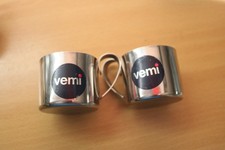 Vemi Espresso Tasse Inox Italy / 4 Stück