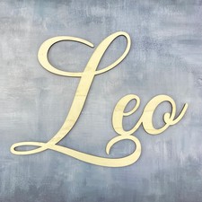 Namensschild aus Holz