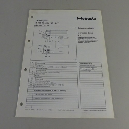 Einbauanleitung webasto - einbauanleitung,