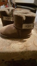 UGG Baby Schuhe mit Laamfell in gr S EU 20,5 grau