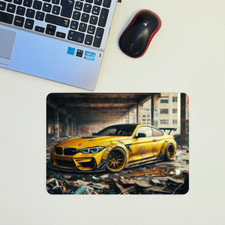 BMW M4 Auto Mausmatte Gamer