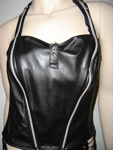 Sexy lack corsage - korsett,