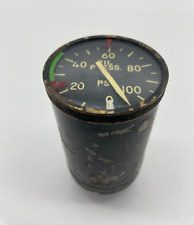 #SE2613# altes Kollsman Oil Press Ölanzeiger Typ AF53 Flugzeuginstrument *RAR*