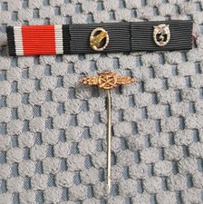 Bandspange Fallschirmjäger und Nahkampfspange der Luftwaffe, Ausführung 1957er!!