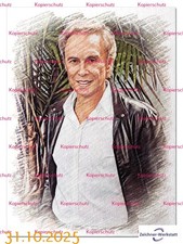 Peter Kraus--e5d9- -Druck auf Postkarte ohne Autogramm