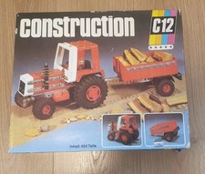 Metallbaukasten DDR construction constructo C12 TRAKTOR Lernspielzeug  