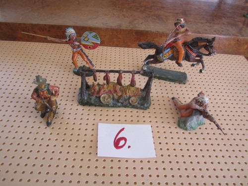 Wildwest massefiguren indianer - wildwest,