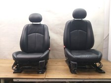 Mercedes W211 S211 Vordersitz Fahrersitz Beifahrersitz Leder Schwarz Sitzheizung