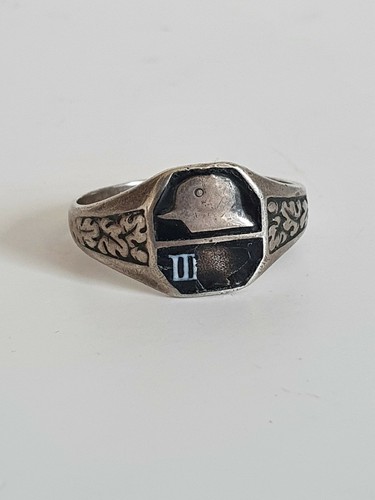 Patriotischer ring stahlhelm - patriotischer,