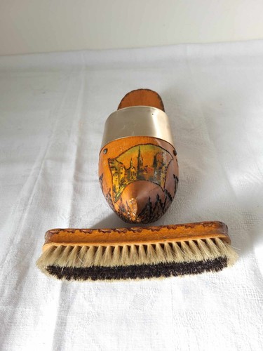 Holzschuh dekobürste - holzschuh,,