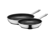 Silit Calabria Pfannen-Set, 24cm & 28 cm Bratpfannen Edelstahl Neu & OVP