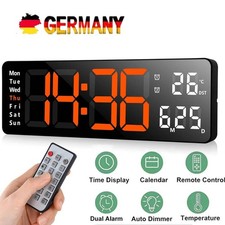 13''LED Digital Wanduhr mit