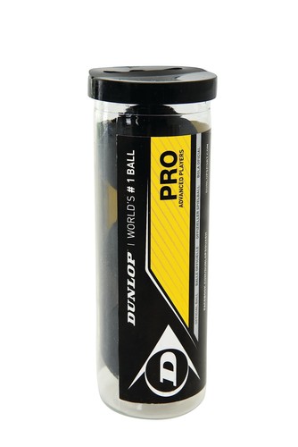 Dunlop squashbälle pro - dunlop, 3er