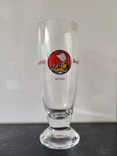 Altes Weizenglas, Weißbierglas Brauerei zum Schiff Kaufbeuren +1981