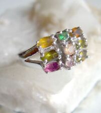 Ring mit Turmalinen, 925er