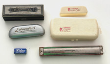 Mundharmonika Konvolut; Hohner Comet/Educator/Bicentennial.... teilw orig.verp.