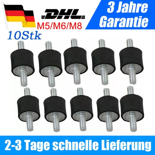10x gummipuffer m8 - gummipuffer, m5/m6/m8