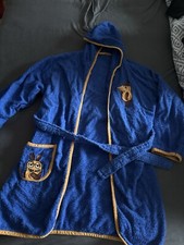 Kinder Frottee Bademantel Sendung Mit Der Maus  Gr. 122 128 Blau Applikationen