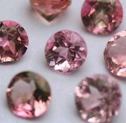 1turmalin pink rund - 1turmalin, (vs)
