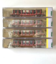 Minitrix  15265 Rungenwagen 4-er Set, beladen,  DB, Spur N, neuwertig, OVP