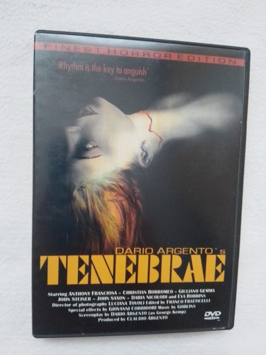 Dario argento tenebrae - argento´s,