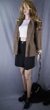 Donegal Design  Tweed Mantel Coat Pastel Color Look Feel Cashmere Silk Mohair