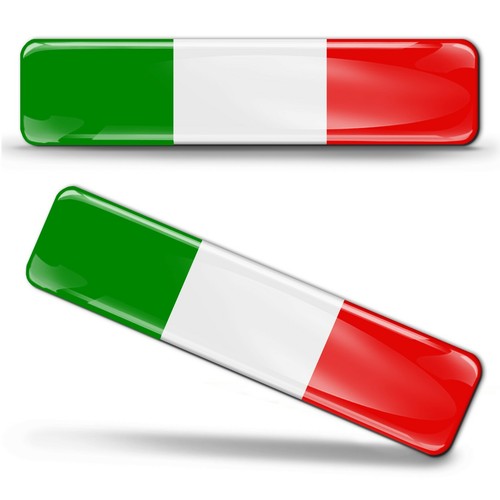 Gel aufkleber italien fahne - gel,