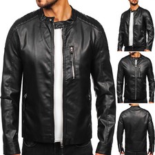 Kunstlederjacke Bikerjacke