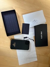 Prada iphone Hülle Saffiano Leder Schwarz