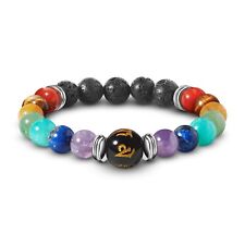 PURAJA Chakra Armband aus echten Natursteinen | Premium Edelstein Armband